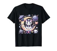 Sailor Meow, lindo gato lunar, magia espacial, gótico, Halloween Camiseta