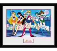 Sailor Moon Framed Print Group (300) (Blanco Frame) Impreso Con Marco GB Eye