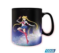 Taza termica abystyle sailor moon sailor & chibi