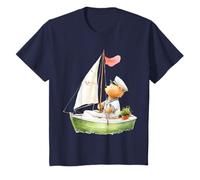 Sailor Teddy Bear Velero Pastel Ocean Baby Nursery Camiseta