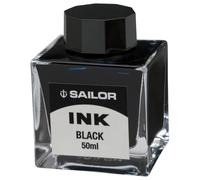Sailor 13-1007-220 - Pluma estilográfica, tinta de botella de tinta, 50 ml, color negro