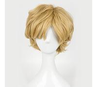 Sailor Uranus Wig Tenoh Haruka Cosplay Wig Styled Short Synthetic Hair Wigs + Wig Cap