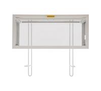 SailorMoon Estante de baño montado en la pared para inodoro, 40 x 15 x 18 cm, estante de pared blanco con ganchos, estante de baño impermeable, decoración de pared, 3,5 kg, estante de pared de cocina