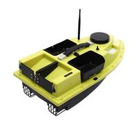 SailorMoon Señuelo barco pesca barco alimentador teledirigido funcionamiento de doble motor, diseño de cuatro cámaras capacidad de carga de 4,4 libras, posicionamiento GPS mando a distancia y pantalla
