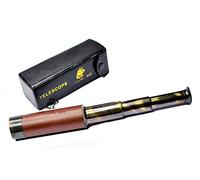 Sailor's Art Telescopio de latón antiguo, aspecto vintage, calidad premium con óptica de vidrio, totalmente calibrado, visualización celestial, decoración antigua para el hogar (estilo 4)