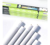 sailsco Tubo LED 120cm T8 G13-15W,4000K,2800 lúmenes,material PC,alto rendimiento lumínico,incl.arrancador,ideal para oficinas,supermercados,almacenes,paquete de 6 unidades