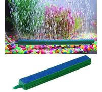 Saim Barra difusora de liberación de burbujas de aire con piedra hidropónica para tanque de peces, bomba de acuario verde y azul, 10 pulgadas