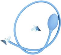 Saini MEDICOS Sitz - Tubo de descarga de baño con bomba, pulverizador, tubo de 1 metro de largo y 2 salidas de agua con ventosa