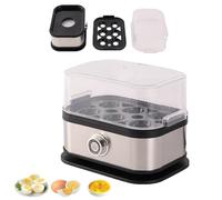 Sainless Steel Egg Cooker, Smart Egg Cooker with Auto Shut Off, Easy Eggs Boiling, with Tray Cover, One-touch Operation, 3 Modes (1PCS)