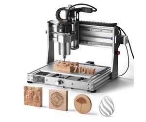 SainSmart Genmitsu 3020 PRO Ultra - Kit de enrutador, grabador totalmente metálico, eje mejorado de 710 W para metal, madera, ventilador de placa base integrado, área de trabajo 11.8 x 8.1 x 3.1