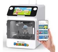 SainSmart Impresora 3D PrintyGo Mini para niños, 600 mm/s, autonivelación, Ideal para Principiantes, diseño Seguro para niños, Control por Wi-Fi/App, preensamblada para Aprendizaje Stem