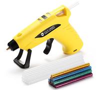 SainSmart Mini pistola de pegamento caliente inalámbrica con diseño antigoteo y 20 palos de pegamento para decoraciones de Navidad, bricolaje, manualidades creativas y artes y reparaciones rápidas