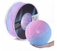SainSmart PEBA High Rebound 90A Filamento Flexible, 1,75 mm, 1 kg, Super TPU con 78% de alto rebote, 20% más ligero y 2 veces más rápido, fuerza a base de nailon, azul y rosa