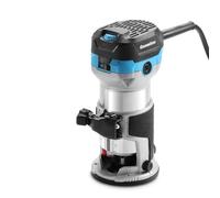 SainSmart Router de Fresadora Manual de 1,25 HP, Router Compacto para Herramientas de Madera con Base Fija, 6 Velocidades Variables, Equipado con Pinzas de 1/4'', Ideal para Carpintería CNC y