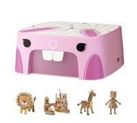 SainSmart x BeaverBot C2 Cortador de Cartón para Niños, Herramienta Eléctrica sin Cuchilla Expuesta, 2 Velocidades, Juguete STEM con Conejo para Manualidades, Cartón Corrugado, Maquetas 3D, 4-12 Años