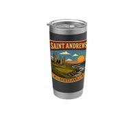 Saint Andrews Reino Unido Escocia St Andrews Escocia Vaso térmico de acero inoxidable de doble pared