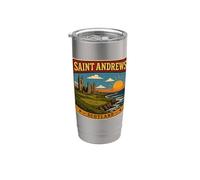 Saint Andrews Reino Unido Escocia St Andrews Escocia Vaso térmico de acero inoxidable de doble pared