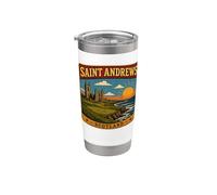 Saint Andrews Reino Unido Escocia St Andrews Escocia Vaso térmico de acero inoxidable de doble pared