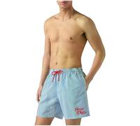 Saint Barth Bañador MC2 Gustavia con Estampado Sapore Mare Stripes (FR/ES, Letras, XL, Regular, Regular, Azul)