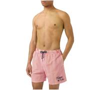 Saint Barth Bañador MC2 Gustavia con Estampado Sapore Mare Stripes (FR/ES, Letras, XL, Regular, Regular, Rojo)