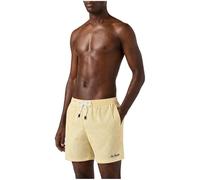 Saint Barth Bañador MC2 Patmos Estampado Seersucker Stripes (FR/ES, Letras, XL, Regular, Regular, Amarillo)