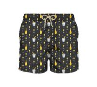 Saint Barth MC2 MC2 - Disfraz de hombre Lighting Micro Fantasy Bollicine negro - Pequeño, Negro