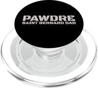 Saint Bernard Dad Dog Lover Typography Design PopSockets PopGrip para MagSafe