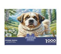 Saint Bernard Puzzle Imposible,desafío for Adults Entretenimiento Creativo 1000 Piezas Obra De Arte De Juego De para Adultos Y Niños Mayores De 12 Años 38x26cm/1000pcs