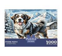 Saint Bernard Puzzles Imposible,desafío para Adultos Entretenimiento Creativo 1000 Piezas Obra De Arte De Juego De para Adultos Y Niños Mayores De 12 Años 38x26cm/1000pcs