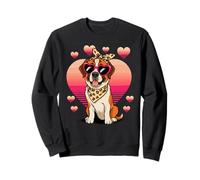 Saint Bernard Valentines Day Sudadera