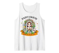Saint Brigid of Ireland Patrona de Irlanda para niños Camiseta sin Mangas