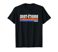 Saint-Étienne France Retro 70s 80s Style Camiseta