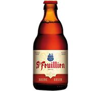 Saint Feuillien Brune Cerveza Belga de Abadía Alta Fermentación Oscura 33 cl x 6 Uds