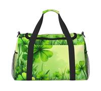 Saint Four Leaf Clover - Bolsa de viaje resistente al agua, compacta, deportiva, gimnasio y fin de semana para hombres y mujeres