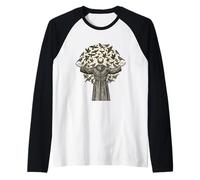 Saint Francis of Assisi Birds and Nature Lover Camiseta Manga Raglan