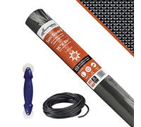 Saint-Gobain ADFORS FCS11147-M Kit de reparación de Pantallas para Ventanas y Puertas, Gris Oscuro