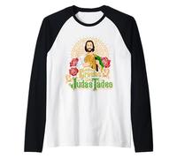 Saint Jude Thaddeus Apostol De Nuestro Señor Jesucristo Camiseta Manga Raglan