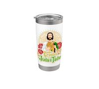 Saint Jude Thaddeus Apostol De Nuestro Señor Jesucristo Vaso térmico de acero inoxidable de doble pared