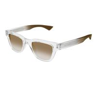 SAINT LAURENT Hombre SAINT LAURENT SL 789 JACQUES 003 Gafas de sol Acetato Cristal Marrón Cuadrada