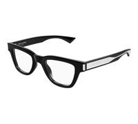 SAINT LAURENT Hombre SAINT LAURENT SL 789 JACQUES OPT 001 Monturas ópticas Acetato Negro Transparente Cuadrada