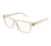 SAINT LAURENT Hombre SAINT LAURENT SL M10_B 004 Monturas ópticas Acetato Amarillo Transparente Cuadrada