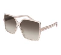SAINT LAURENT Mujer SAINT LAURENT SL 232 BETTY 005 Gafas de sol Plástico Desnudo Marrón Oversize Normal Sombreado