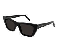 SAINT LAURENT Mujer SAINT LAURENT SL 276 MICA 032 Gafas de sol Acetato Negro Gris Cuadrada Normal