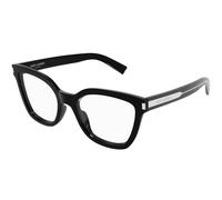 SAINT LAURENT Mujer SAINT LAURENT SL 748 001 Monturas ópticas Acetato Negro Transparente Cat Eye