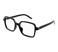 SAINT LAURENT Mujer SAINT LAURENT SL M139 001 Monturas ópticas Acetato Negro Transparente Cuadrada
