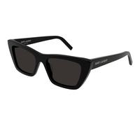 SAINT LAURENT SL 276 Mica Gafas de Sol, Black-Black-Grey, 53 para Mujer