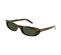 SAINT LAURENT Mujer SL 557 SHADE col. 002 Gafas de sol Acetato la Habana Verde Redonda Normal
