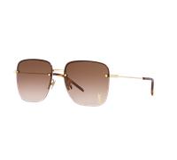 Saint Laurent Mujer Sunglass SL 312 M - Color del Marco: Oro, Color de la Lente: Oro