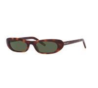 Saint Laurent Mujer Sunglass SL 557 Shade - Color del Marco: Habana, Color de la Lente: Verde
