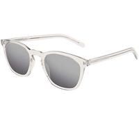 SAINT LAURENT Unisex SL 28 SLIM 006 Gafas de sol Acetato Beige Plata Cuadrada Normal Espejo